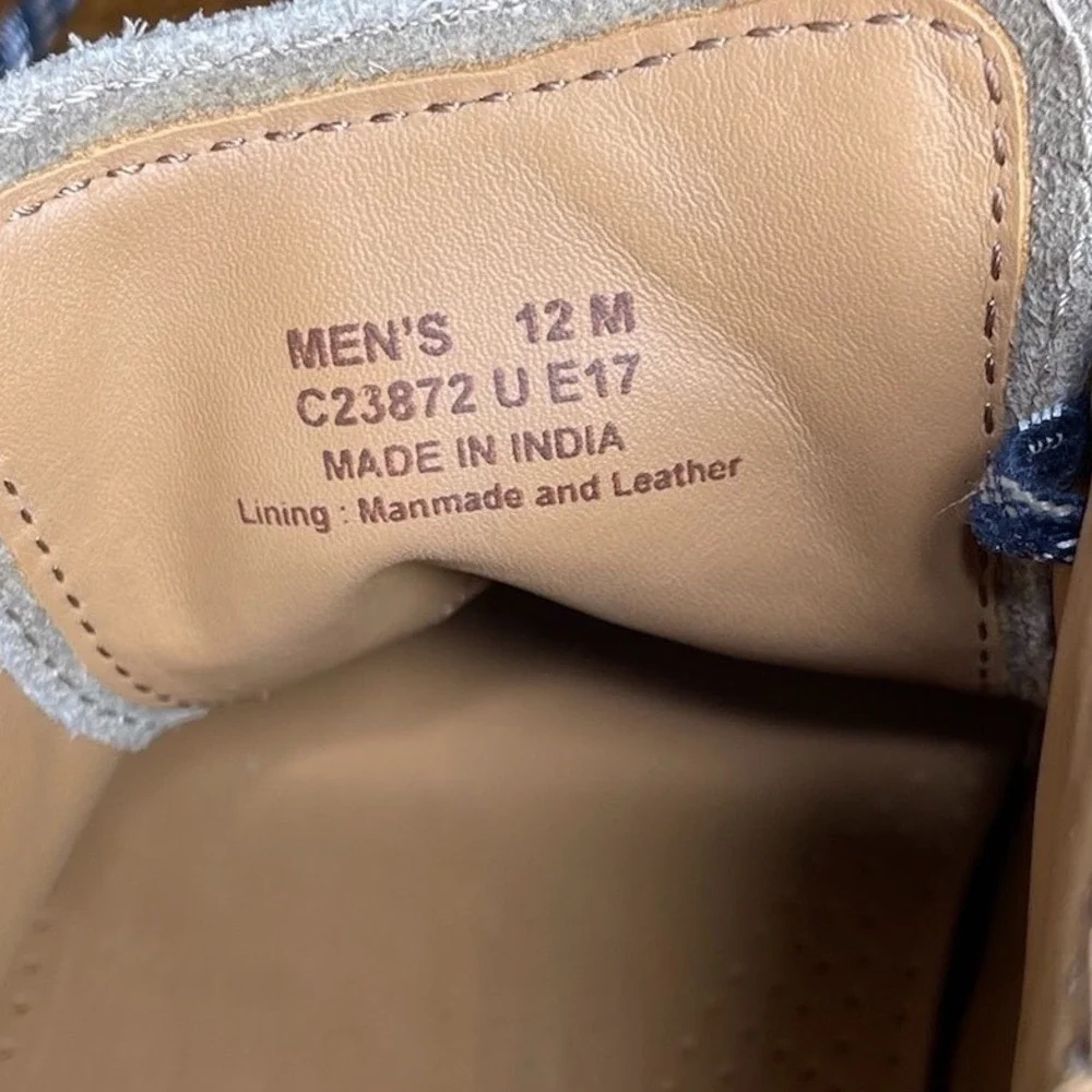 Cole Haan Mens 12 M Taupe Suede Chukka Desert Boots Grey Quiet Luxury Minimalist